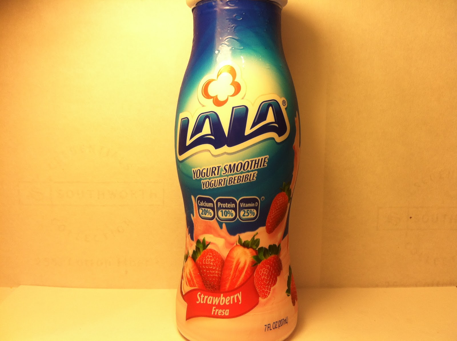 Crazy Food Dude Review LALA Strawberry Yogurt Smoothie