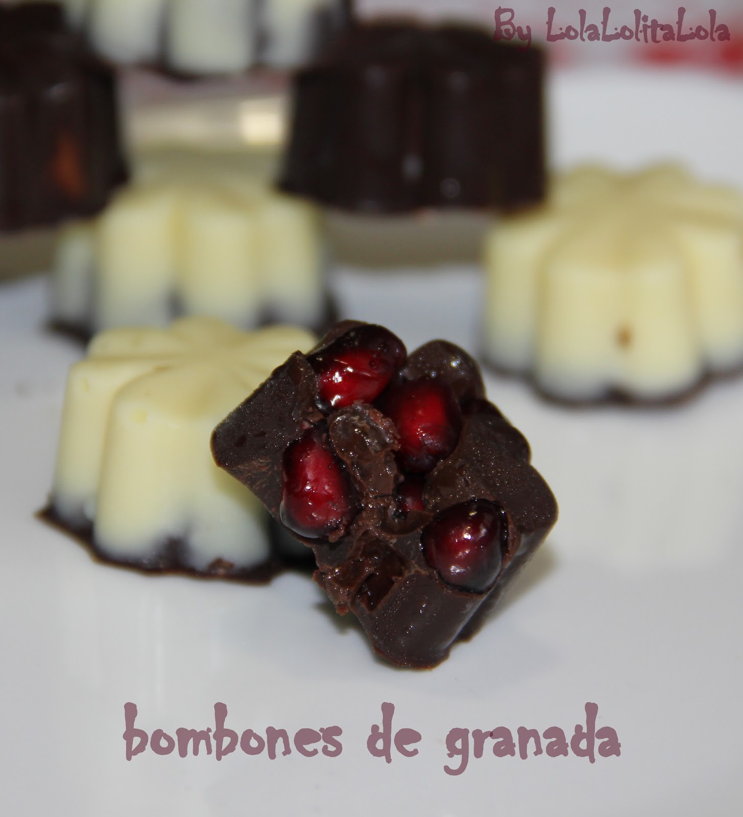 Cocina Mientras lo Inventas 8 DESAFÍO. BOMBONES DE GRANADA Y CHOCOLATE NEGRO