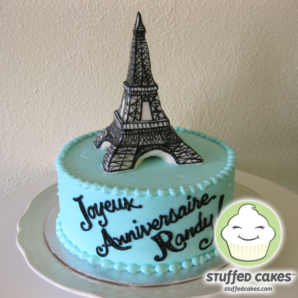 Eiffel Tower Cake.