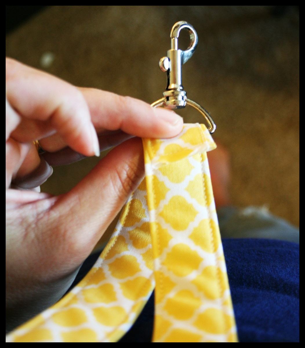 Pink Buckaroo Designs Fabric Lanyards Tutorial