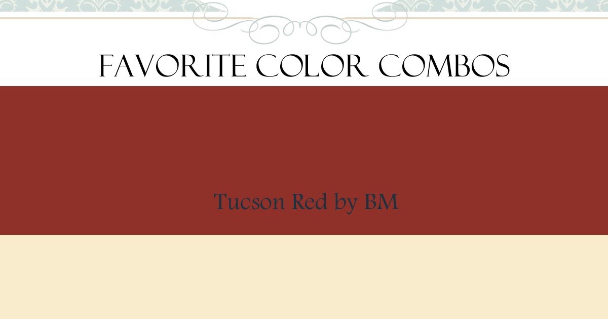 Favorite Paint Colors Color Combinations for Tucson Red