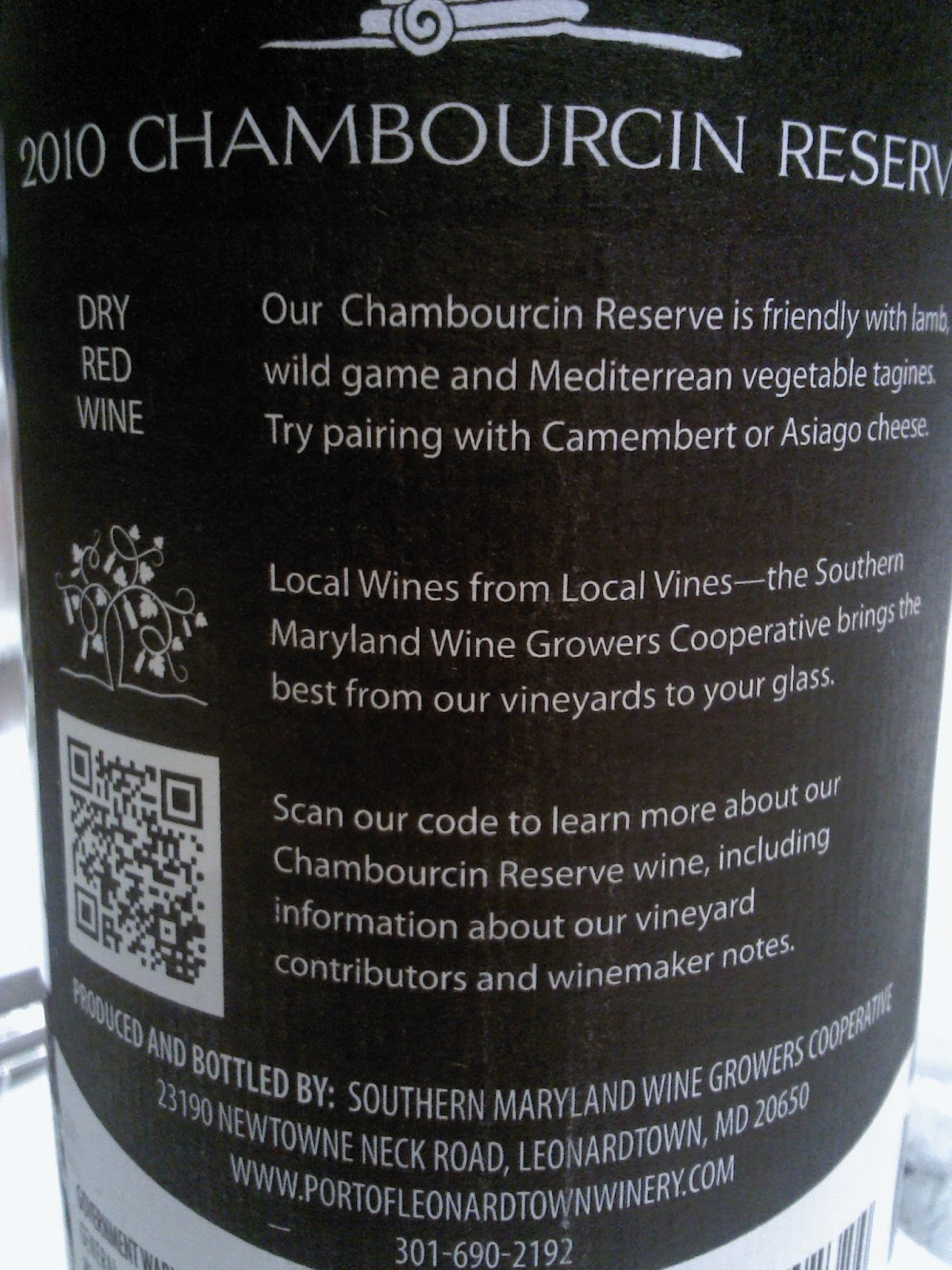 East Coast Wineries Port of Leonardtown Winery The Black Label