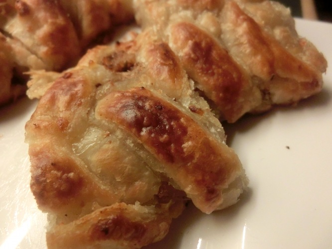 libyan food Braided Puff Pastry with Savory Fillings