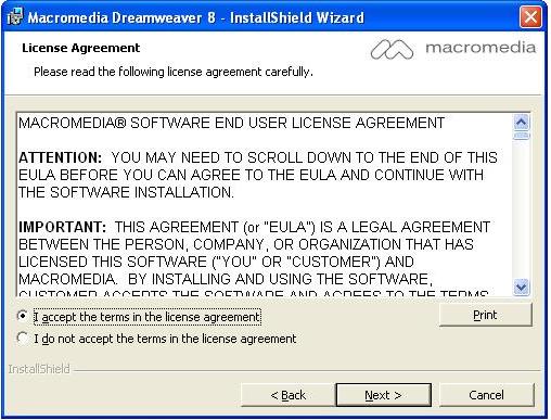Dreamweaver 8 Installer