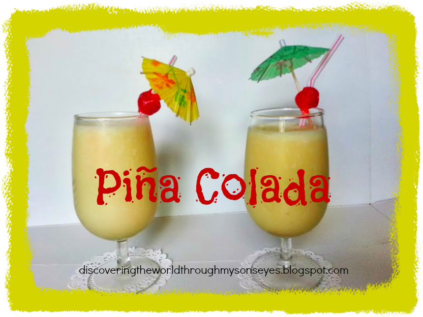 Kid Friendly Piña Colada from Puerto Rico