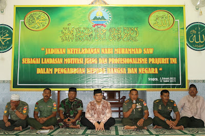 KODIM 0725/SRAGEN PERINGATI MAULID NABI MUHAMMAD SAW