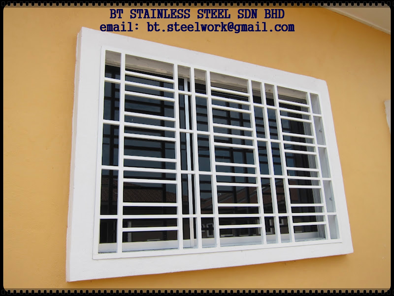 BT STAINLESS STEEL SDN BHD BT STEEL WORK CONTOH CONTOH GRILL