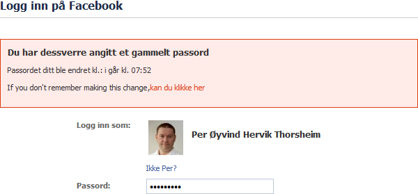 TeamPassword, What To Do If You Forgot Your Old Facebook Login