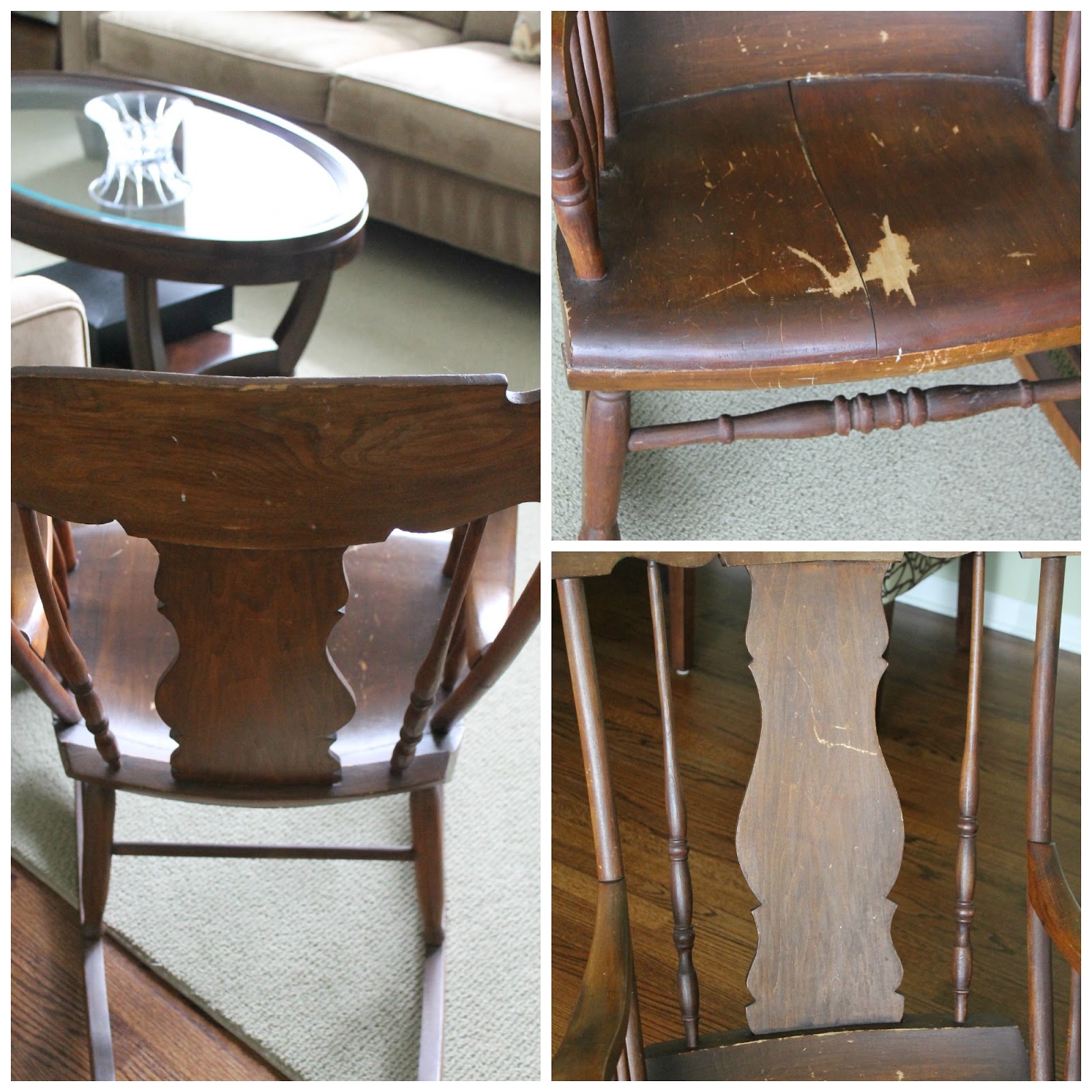 PinsterSisters Rocking Chair Redo