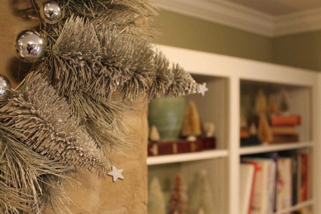 Miss Kopy Kat Bottle Brush Tree Mantle