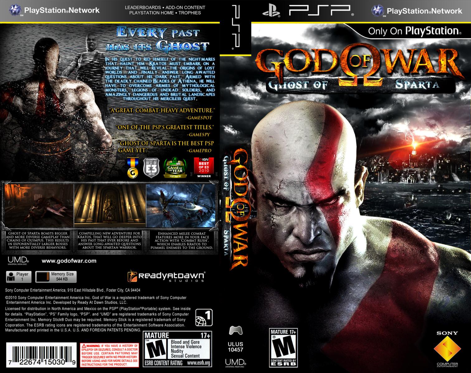 GameSpy: God of War: Ghost of Sparta Review - Page 1
