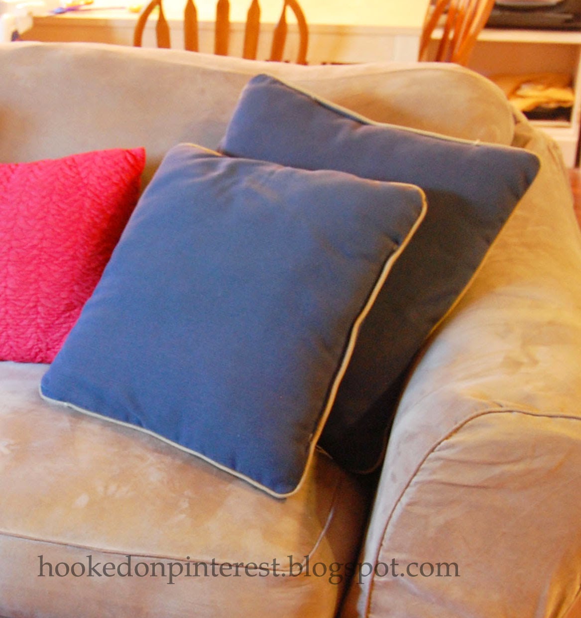 Hooked on Pinterest 1/2 Hour Pillow Cover