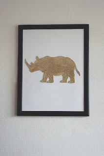 rhino wall art