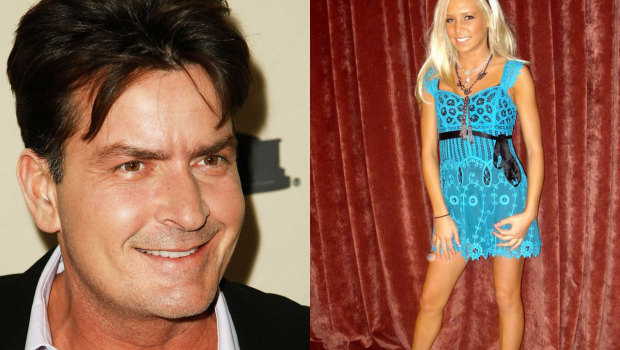 Charlie sheen dating history