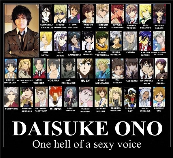 Cartoon Otaku Daisuke Ono The Voice of Sebastian Michaelis