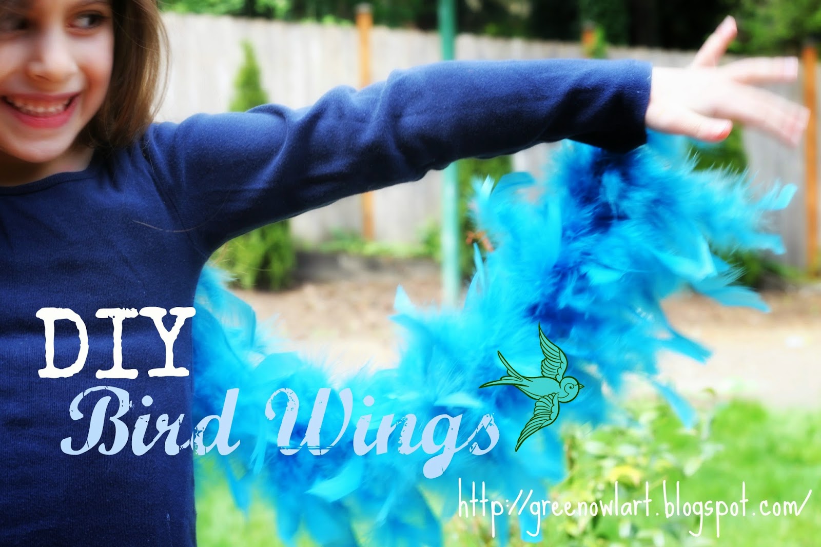 Green Owl Art DIY CostumesBird Wings