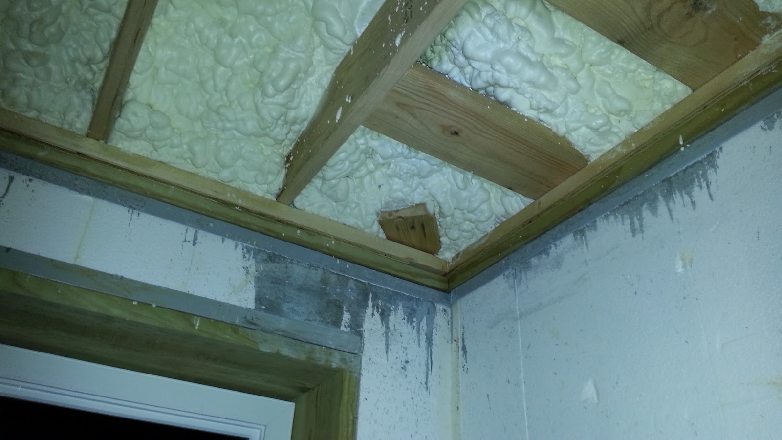 Insulated Concrete Forms TF Systems house Spray Foam