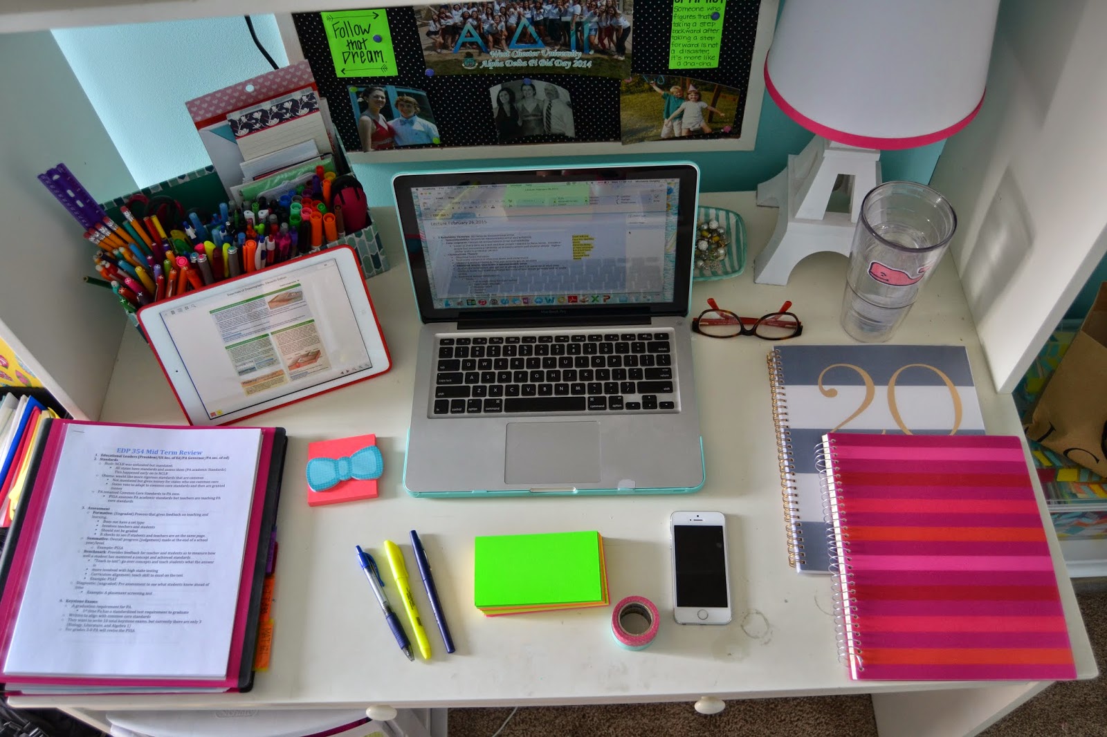 The Shore Life According to M Organize Me Desk for Studying