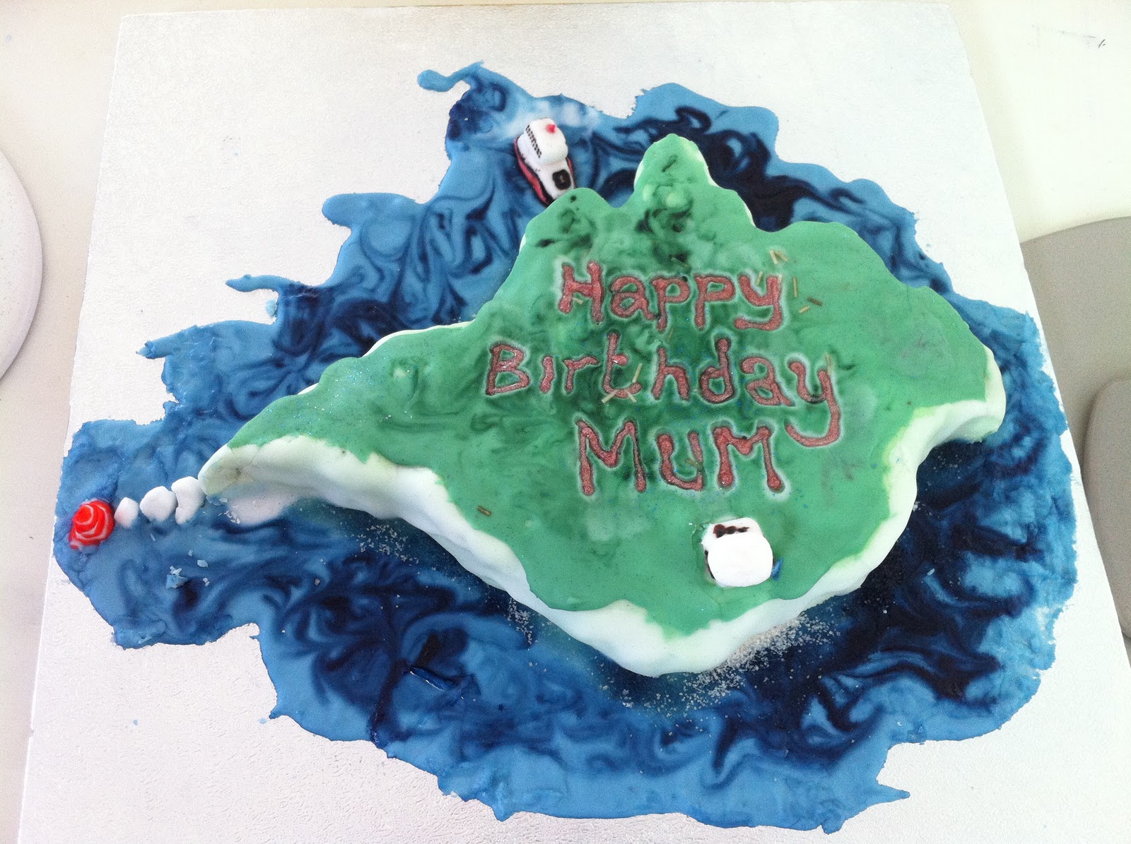 RIDICULOUS CAKES Isle of Wight Cake we love Steephill Cove!