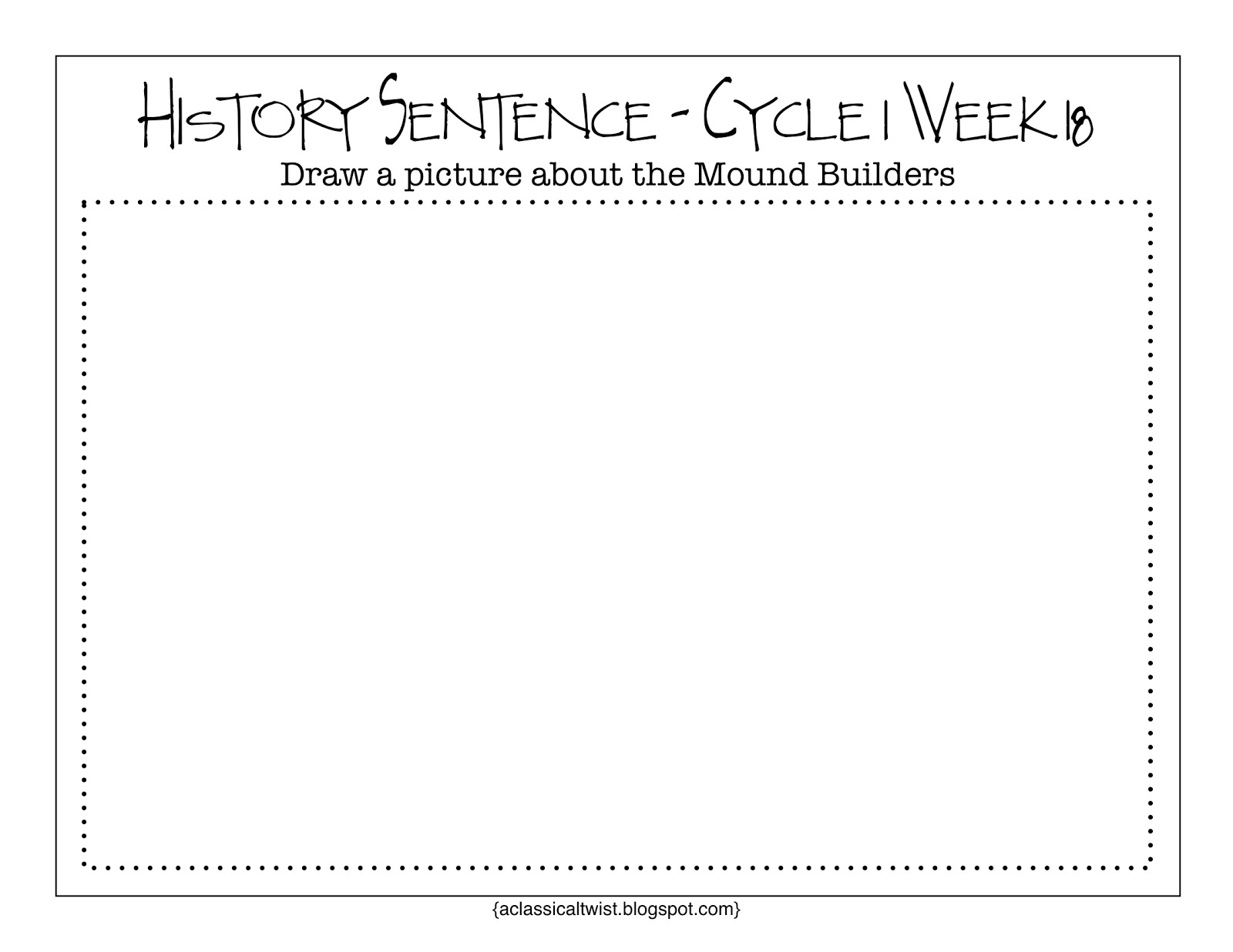 Homeschooling with a Classical Twist Cycle 1, Week 18 {History