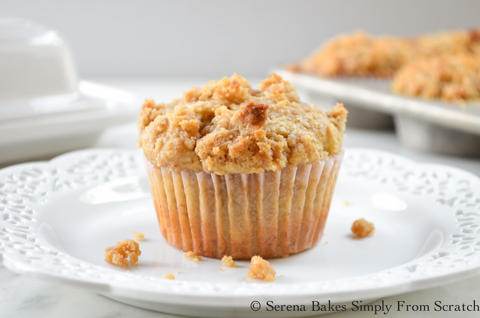 Banana Brown Sugar Crumb Muffins Serena Bakes Simply From Scratch