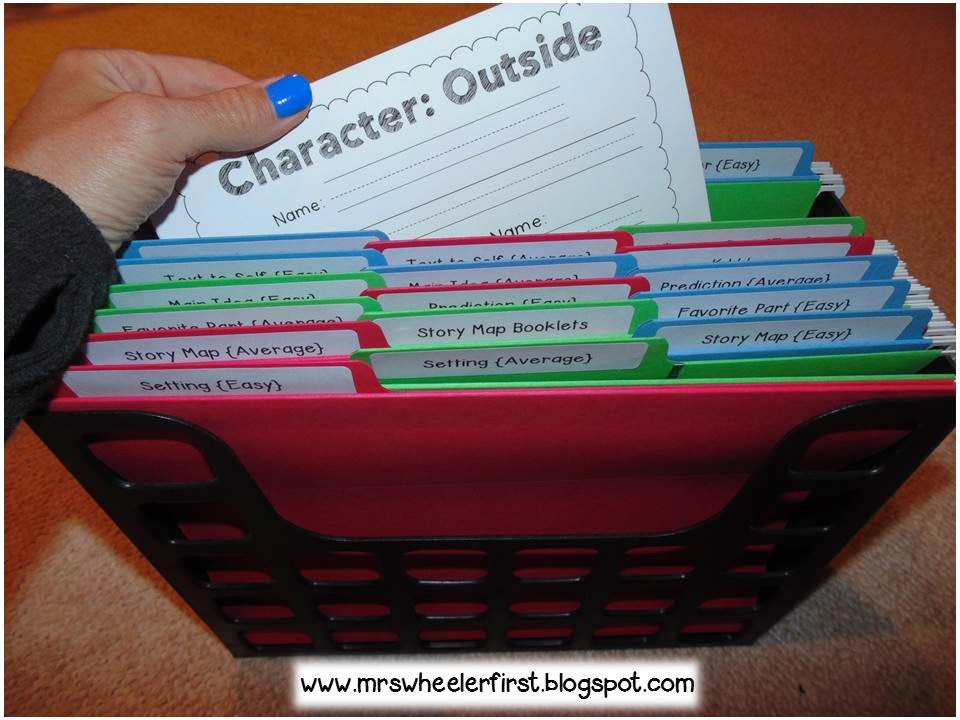 Mrs. Wheeler's First Grade Tidbits: Differentiated Graphic Organizers