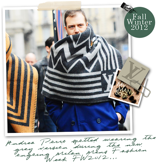 Louis Vuitton - KARAKORAM PLAID SCAFT #lv #louisvuitton #menswear