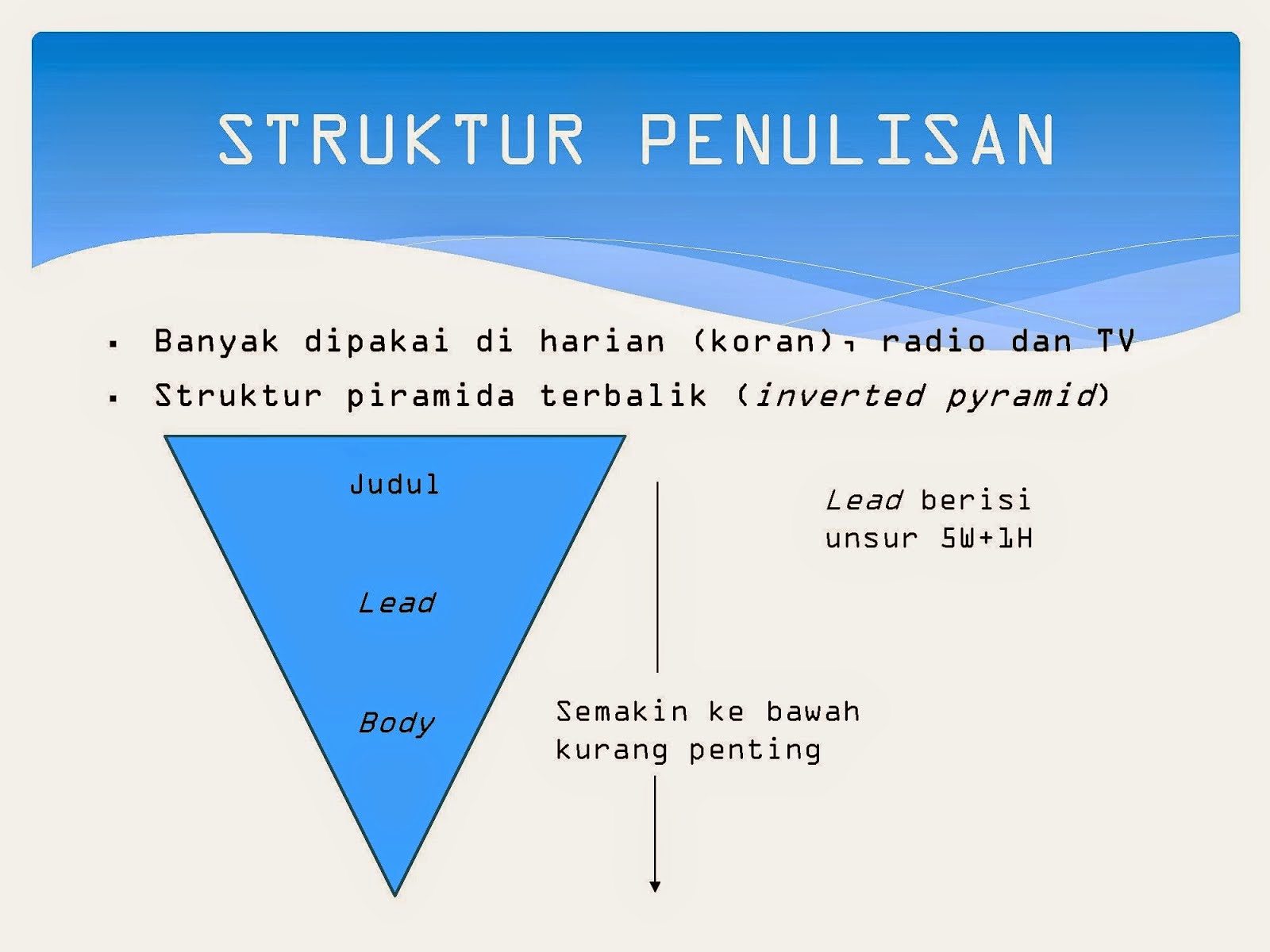 Format Berita Langsung Straight News Irwantea Media Format Berita Langsung Straight News Irwantea Media