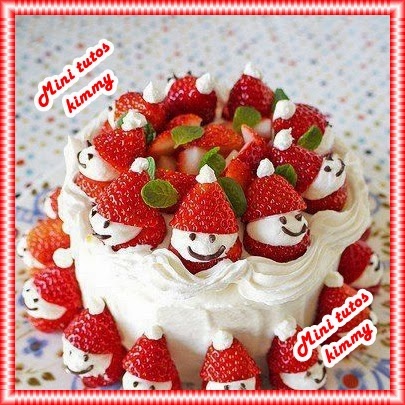 Pastel+Frio+De+Fresas Mini tutos kimmy: RECETA PASTEL DE FRESAS CON CREMA FRIO NAVIDEÑO