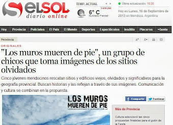 "Los muros mueren de pie", un grupo de chicos que toma imágenes de los sitios olvidados