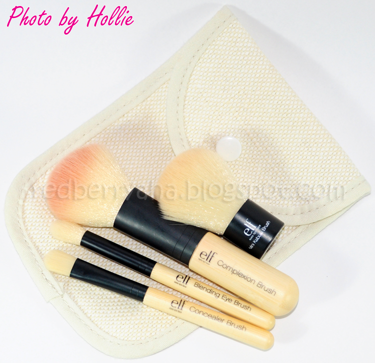 Random Beauty by Hollie REVIEW ELF Mineral 4 Piece Bamboo Brush Set