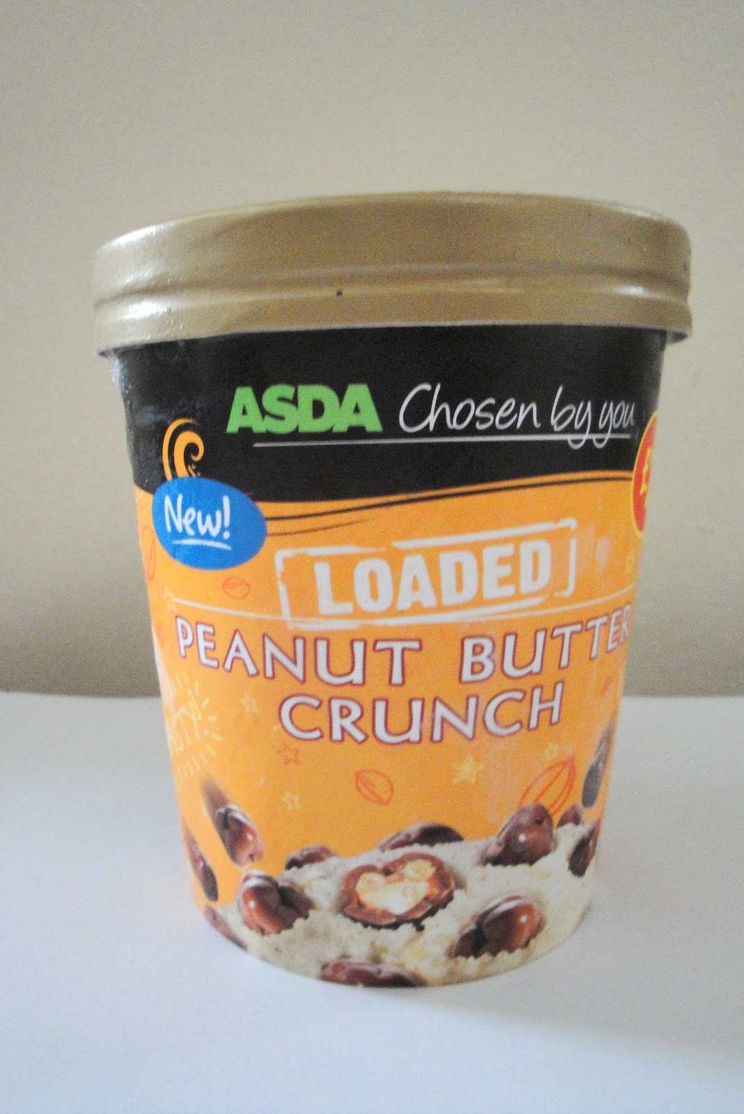 Grocery Gems Asda Loaded Peanut Butter Crunch Ice Cream