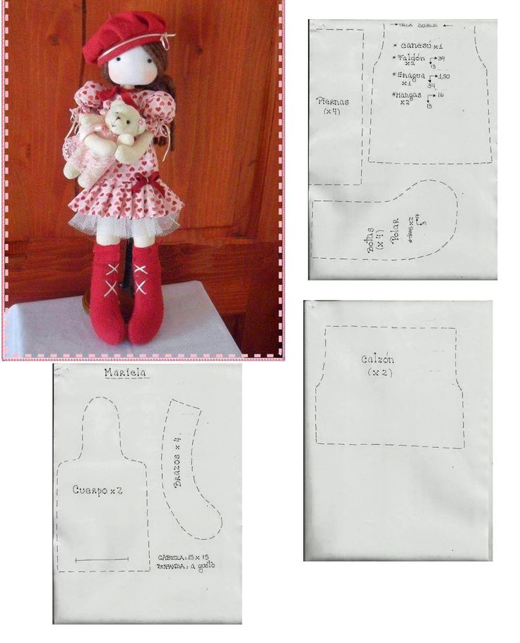 dikis kaliplari ve patronlari bez bebek oyuncak bebek kaliplari yapimi