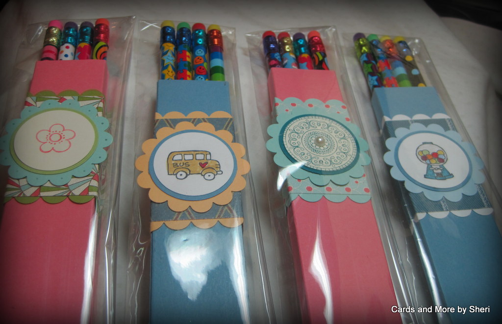 Cards and More by Sheri Pencil Holders / Back To School Gift