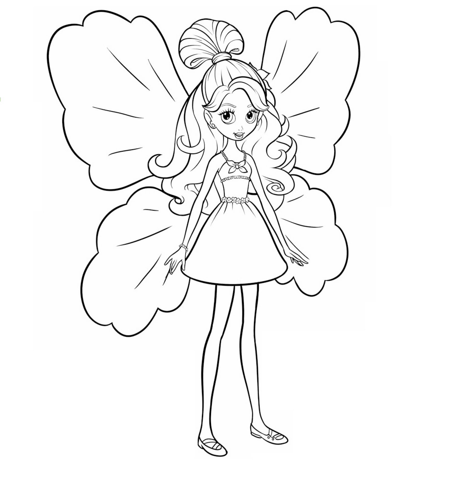 DESENHO DA BARBIE POLEGARZINHA PARA COLORIR desenho da barbie polegarzinha para