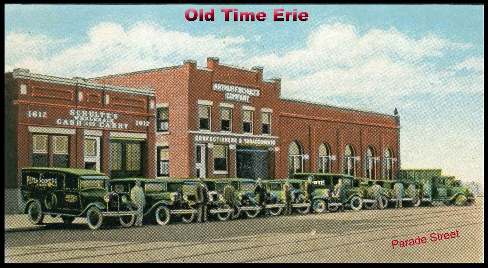 Old Time Erie Schultz Warehouse on Parade Street