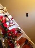 The Nifty Thrifty Family: My Christmas Decor in my living room