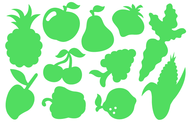 ADas de foami: Imanes para nevera. Frutas y verduras ADas de foami: Imanes para nevera. Frutas y verduras