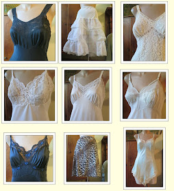 Dandelion Vintage Clothing, weekly updates page: Just added vintage Slips,  Bra, Teddy and Panties