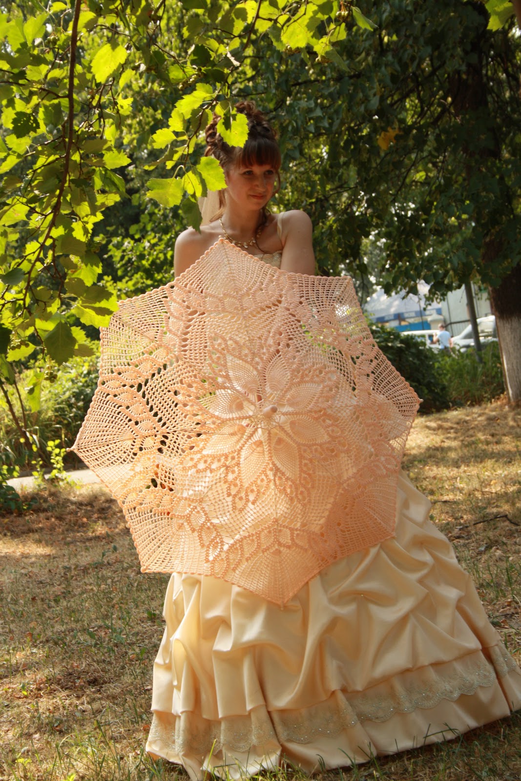 crochet knit unlimited: Lacy Crochet Umbrella