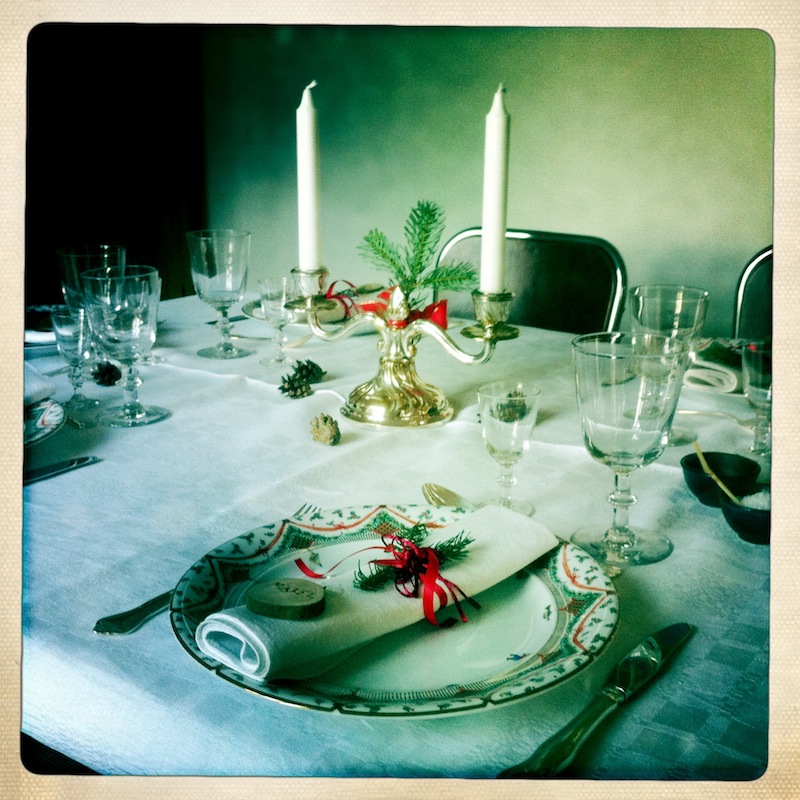 Tak for mad! 北欧ライフ クリスマスディナーのテーブルセッティング
