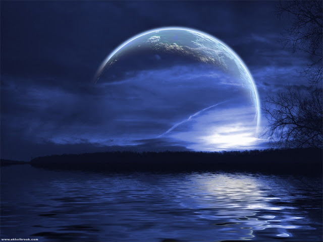 Moonlight Night wallpapers|lighting Moon river,moonlamp scene - Extra