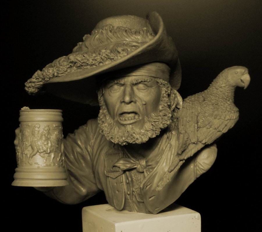 Busto Pirata 250mm da Castle Miniatures (Finalizado) YS-250-03-B+%25283%2529