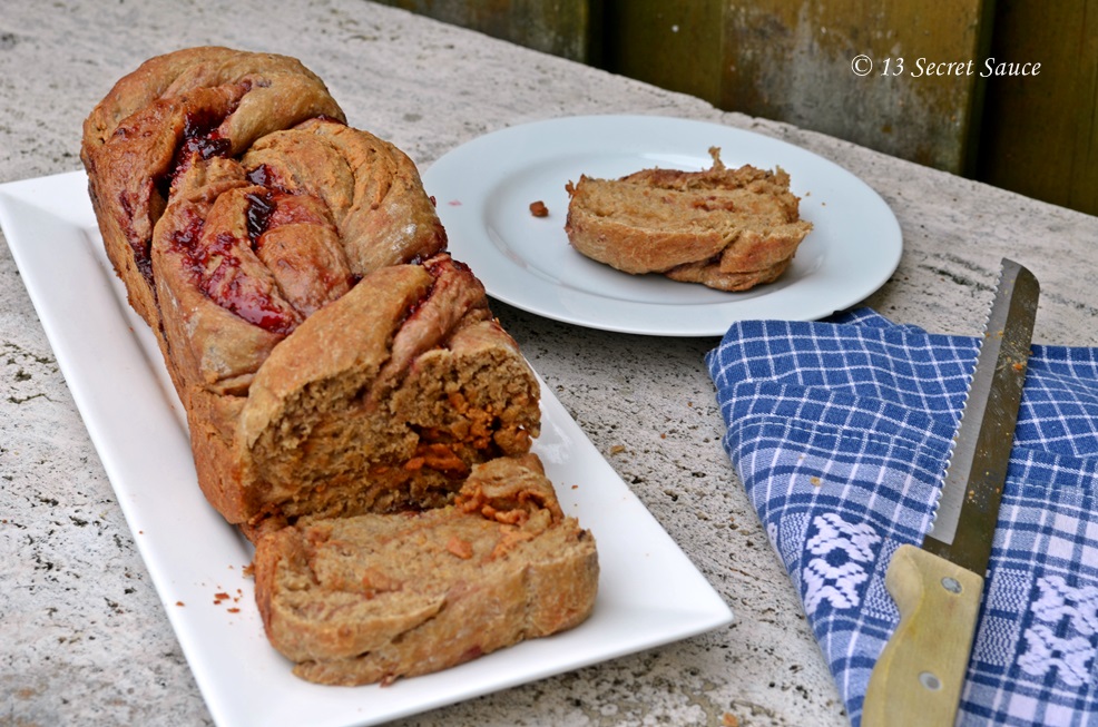 13 Secret Sauce Mixed Berries Jam & Peanut Butter Bread