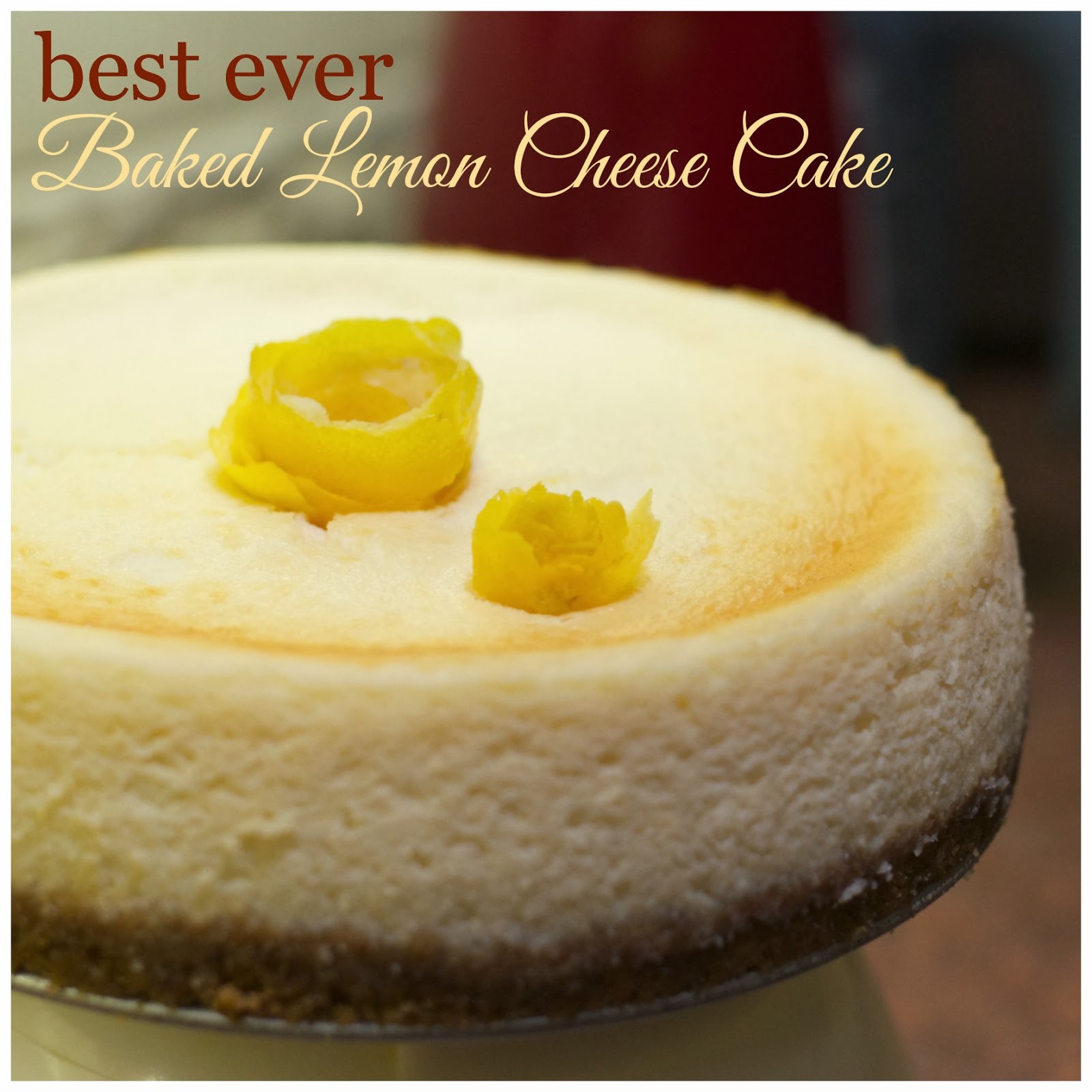 Indonesian Medan Food Best Ever Baked Lemon Cheese Cake