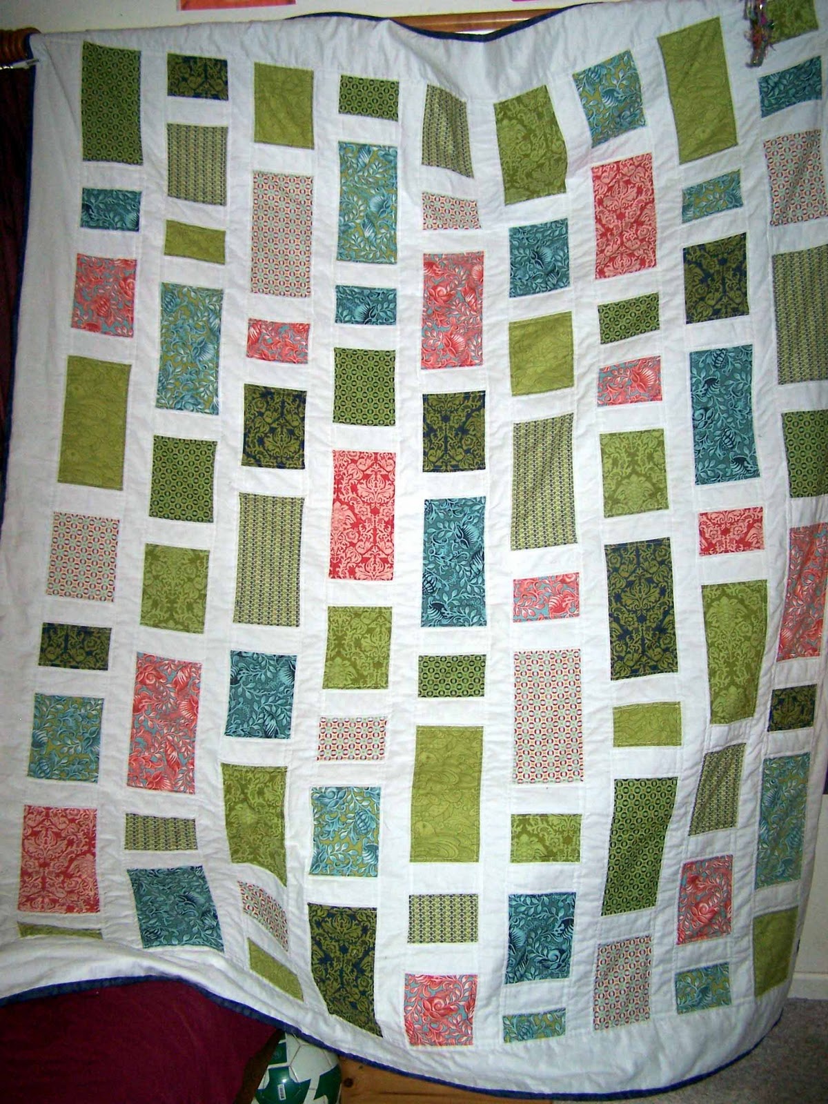 gemini stitches Bloggers Quilt Festival "Great Barrier Reef" Neptune