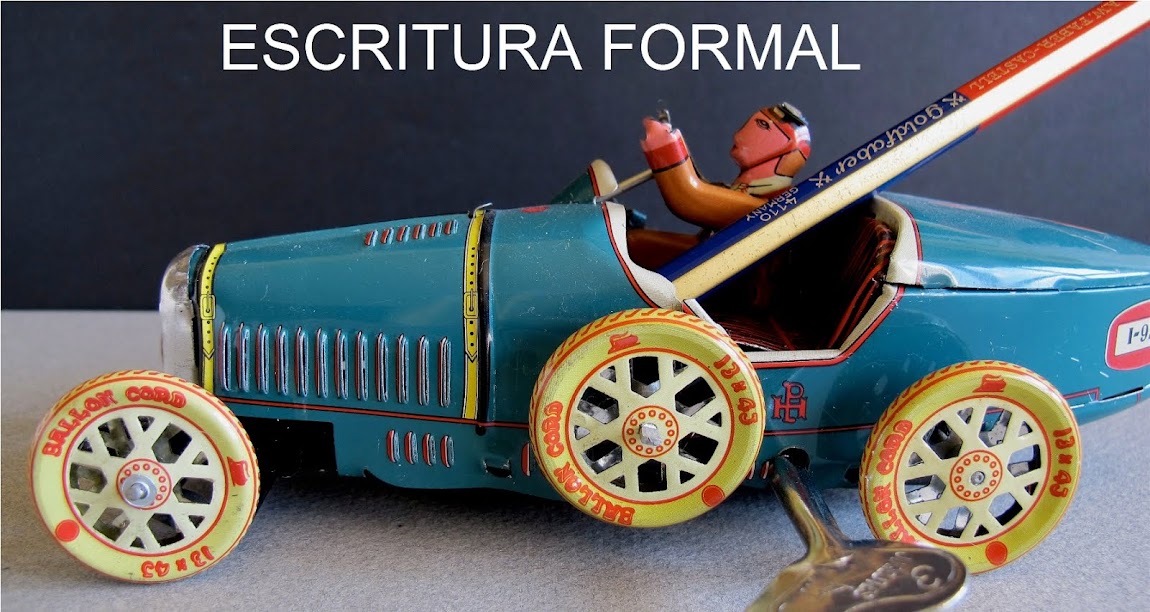 ESCRITURA FORMAL