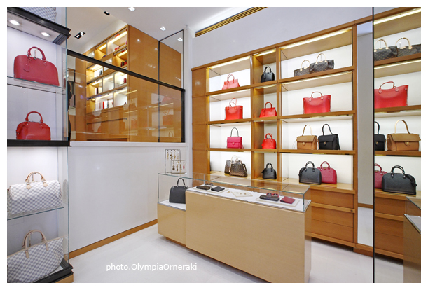 OLYMPIA ORNERAKI: Louis Vuitton store Athens-Swarovski store Athens
