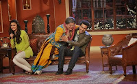 Alia Bhatt & Randeep Hooda on the sets of Comedy Nights with Kapil