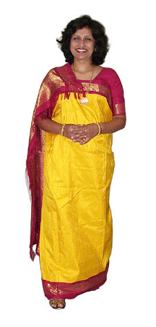 Saree draping in Coorgi (Karnataka) Style